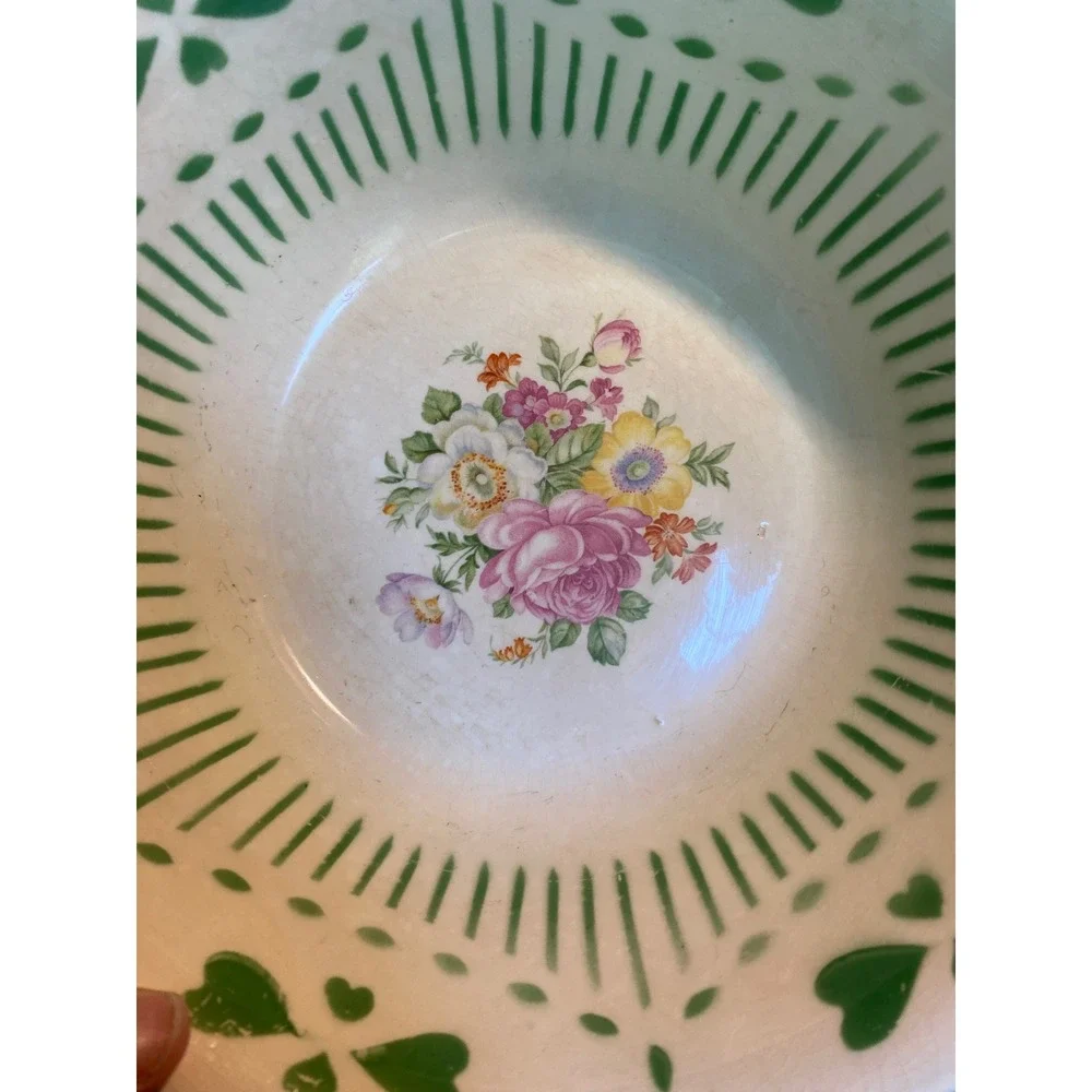 Homer Laughlin Virginia Rose Serving Bowl‎ Vintage 9